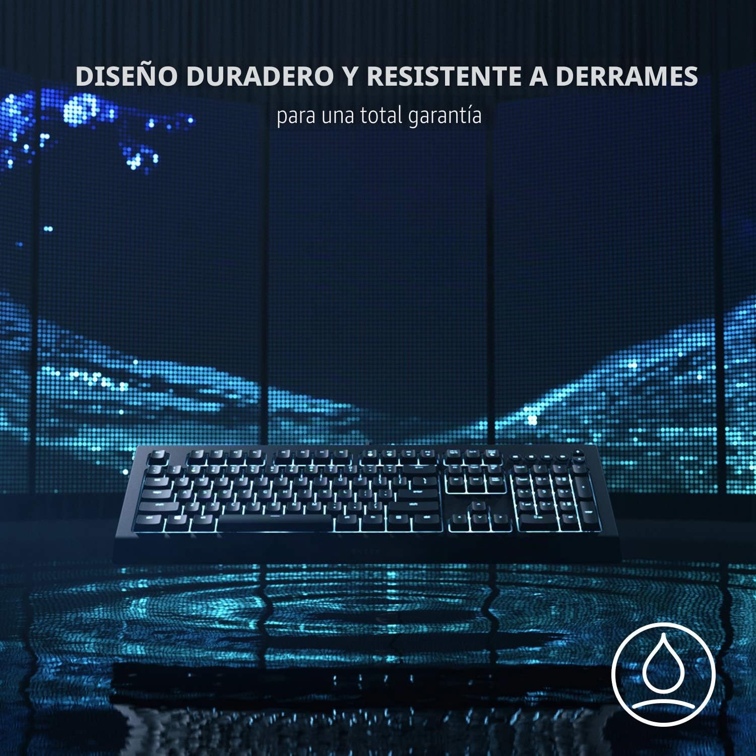 Razer Cynosa V2Teclado para juegos, Teclado Gaming de membrana, teclas multimedia, gestión de cables, totalmente programable, iluminación RGB Chroma, Teclado QWERTY Español