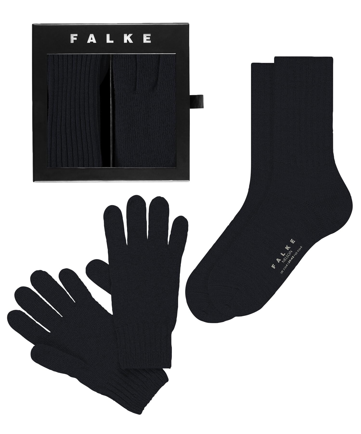FALKE Herren X-Mas Set Socken atmungsaktive klimaregulierende geruchshemmende Wolle einfarbig 1 Paar