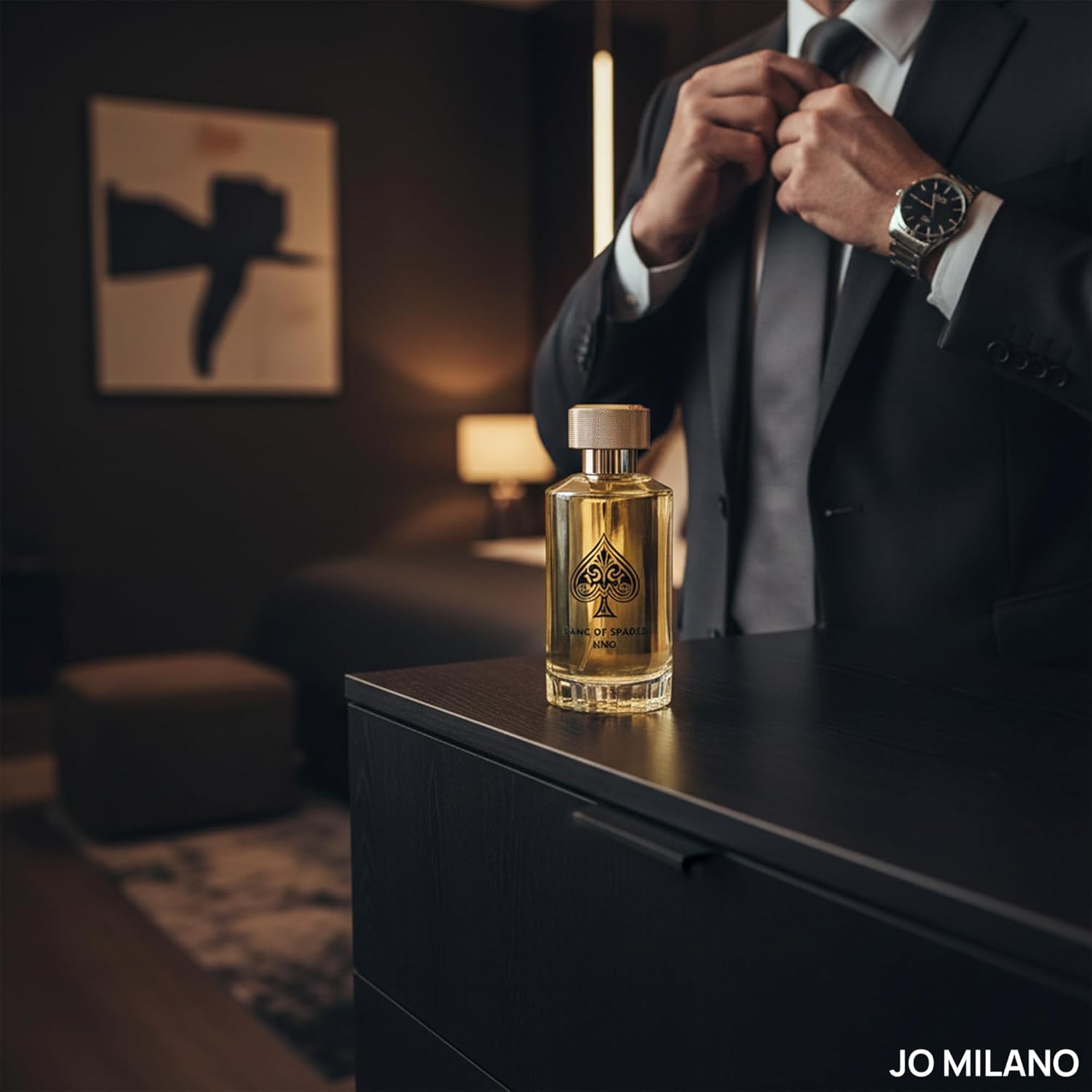Jo Milano Game of Spades King Parfum Spray | 3.4 oz (100ml) | Vanilla, Amber, Sweet, Citrus, White Musk Scent | Long Lasting Fragrance for Men - Image 5