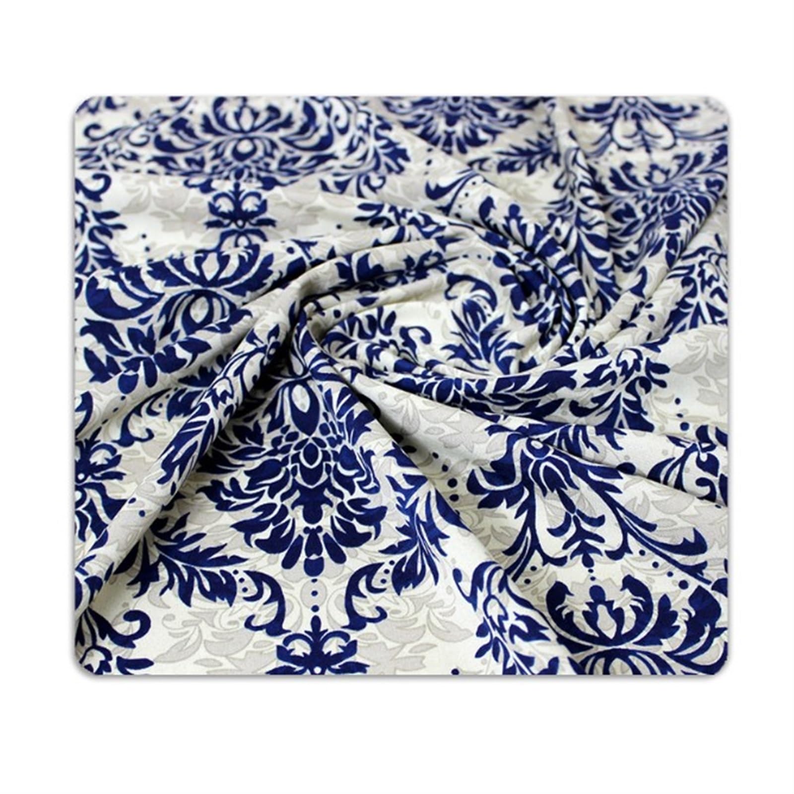 10 Yards Chiffon Bohemian Flowers Printed Fabric Polyester Ethnic Style Fabrics for Dresses Shirts DIY Sewing