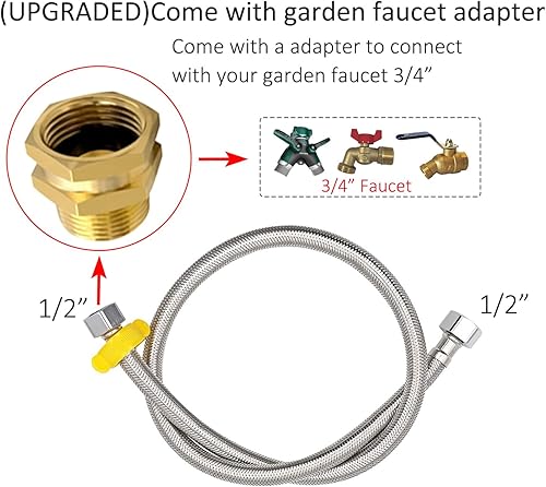 Miniatura 4 de Dispensador automático de agua para perros, dispensador de tazón de agua de gran tamaño de acero inoxidable, comedero autolenado para aves de corral