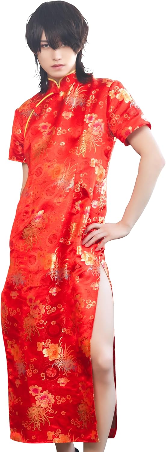 クリアストーン(Clearstone) ハニーボーイ コスプレ ハロウィン ロングチャイナ メンズ レッド クリアストーン(Clearstone) ハニーボーイ コスプレ ハロウィン ロングチャイナ メンズ レッド