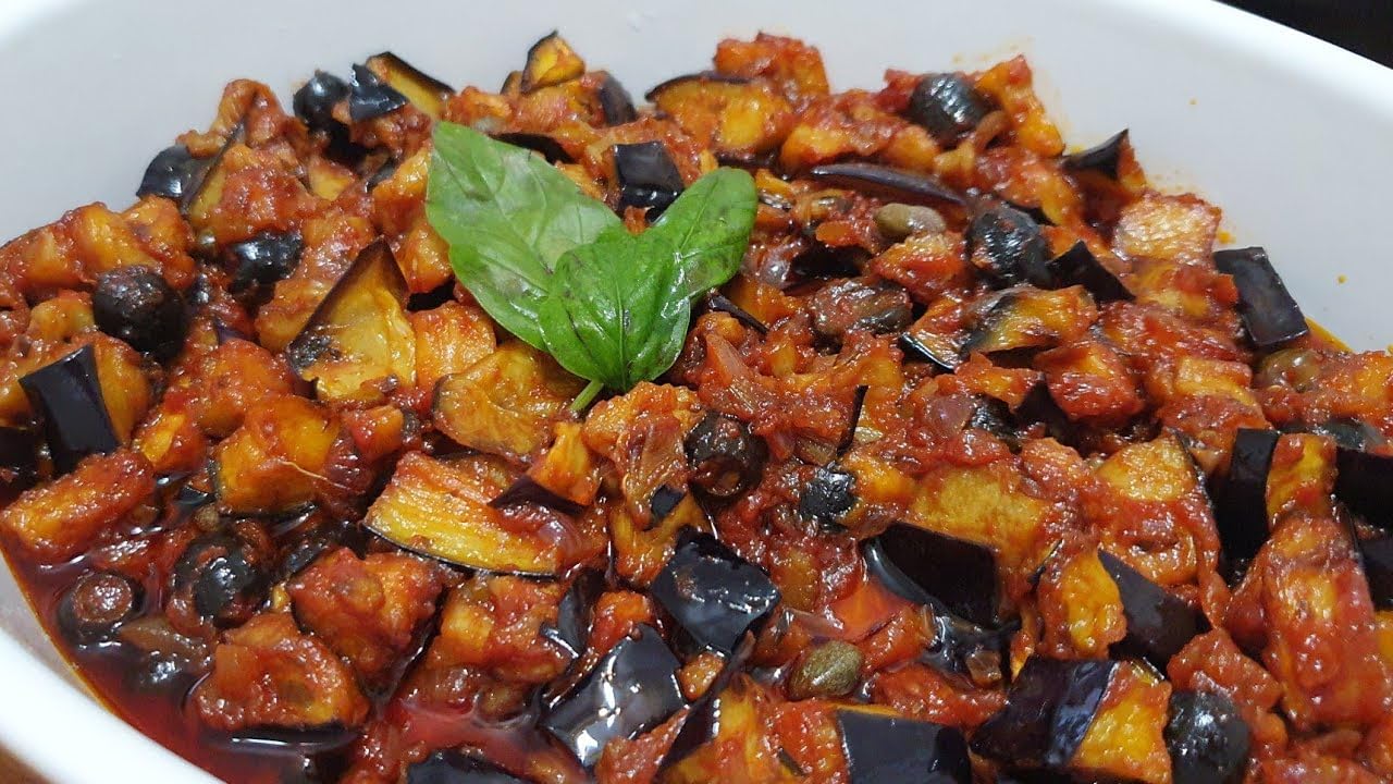 CAPONATA DI MELANZANE TRADIZIONALE SICILIANA lattina da 140 gr. azienda storica CONTORNO Palermo - Confezione da 24 lattine da 140 gr. (24)