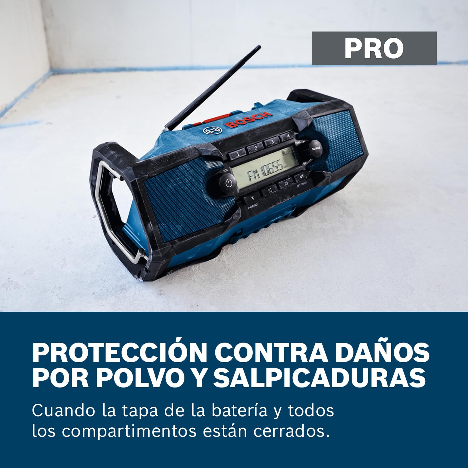 Bosch PRO 18V System Radio a batería GPB18V-3C (sin batería)