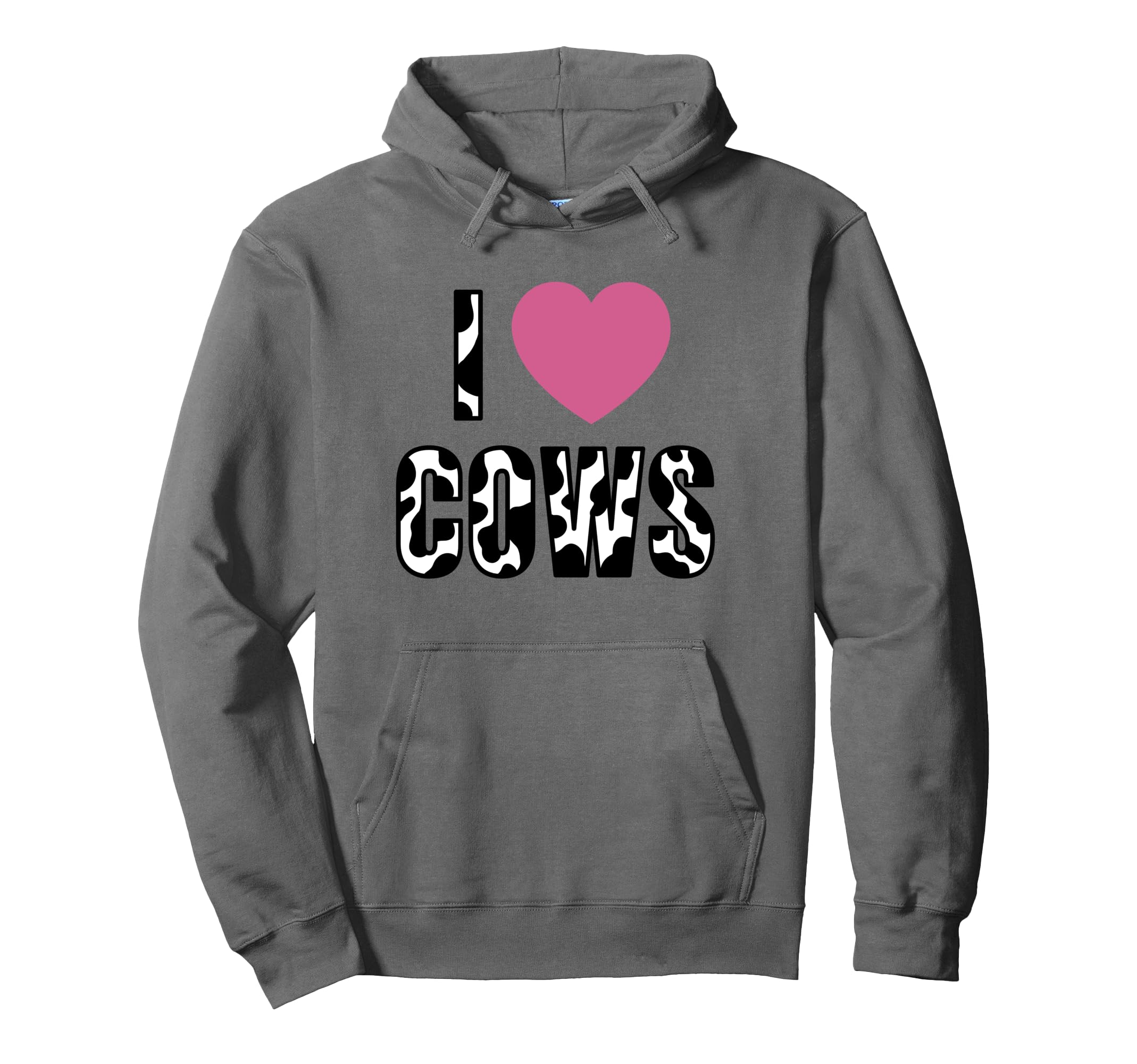 I Love Cows Farm Animal Farming Funny Farmer Pullover Hoodie