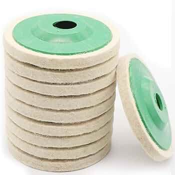 4 Inch Wool Felt Polishing Pad Buffing Wheel Kit For Drill