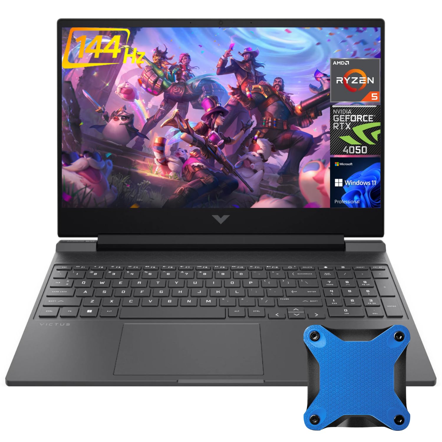Amazon.com: HP Victus 15.6 Ryzen 5 RTX 4050 Premium Gaming Laptop