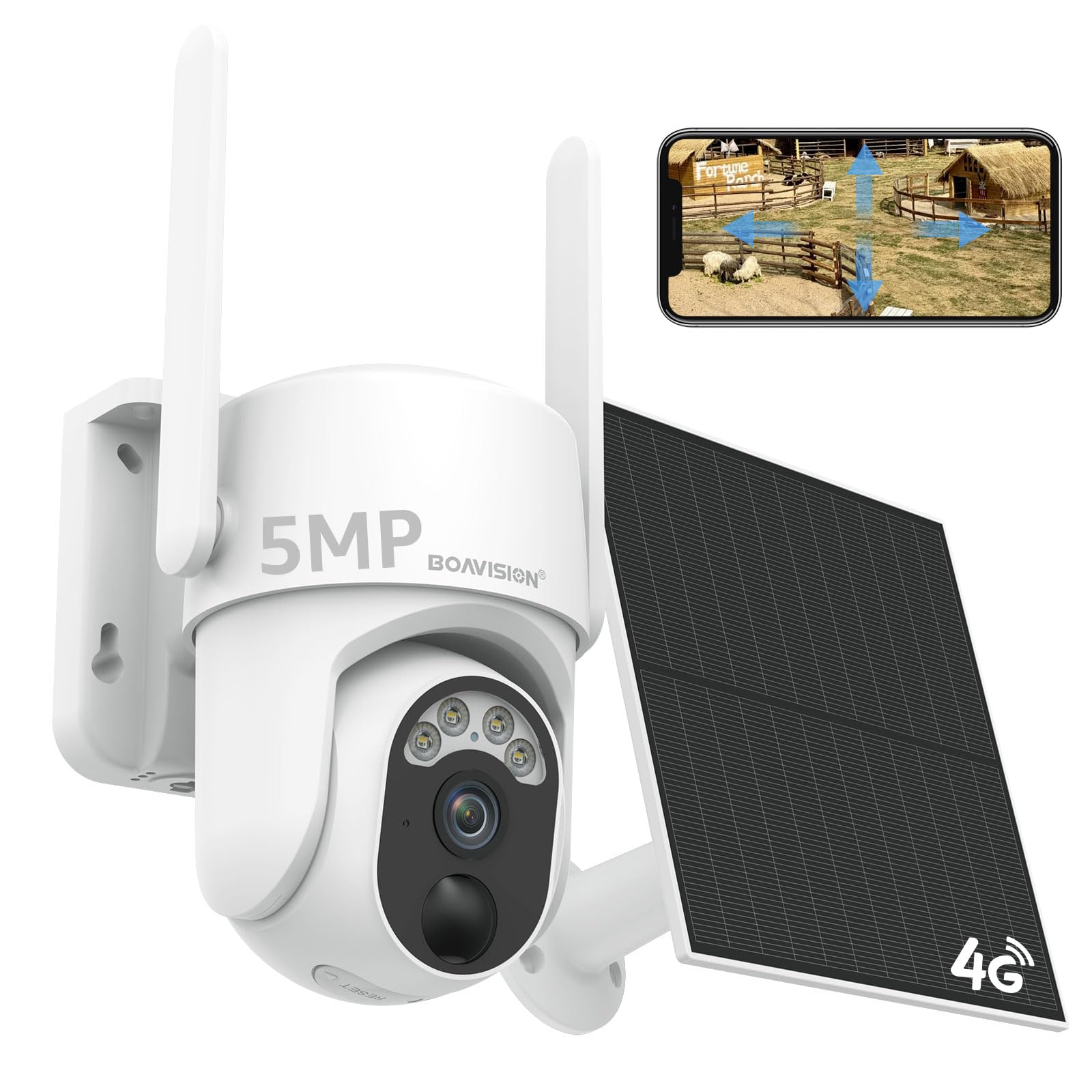 Amazon.com : BOAVISION 4G LTE Cellular Solar Security Camera