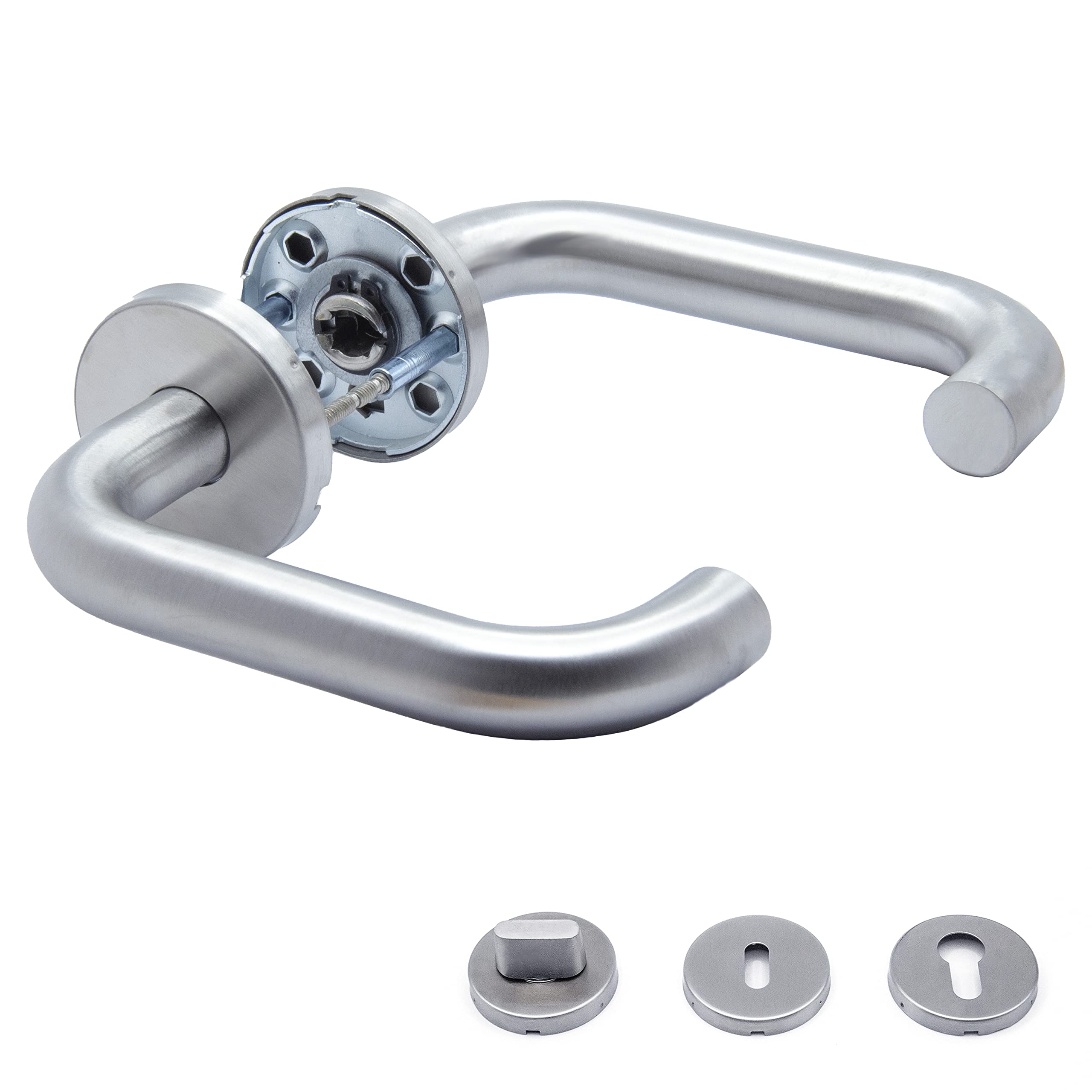 Chiusura Automatica Senza Chiave Per Porte - Maniglia Tipo K Epoxi, Fissazione Laterale