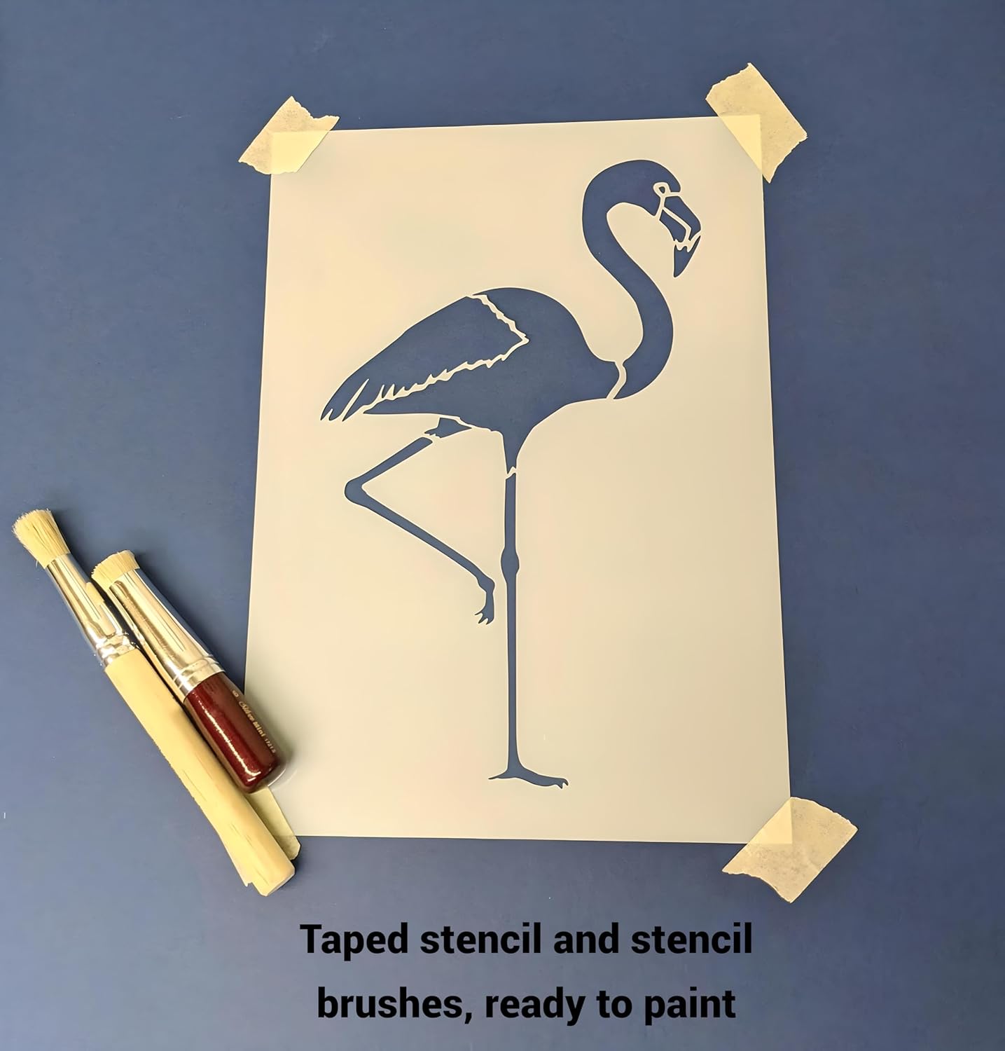 Unicorn Folk Art Stencil Template – 10.9" x 13.6" Reusable Mylar Colonial Folk Art Stencil for Painting Walls, Furniture, Crafts, DIY Rustic Country Decor – The Artful Stencil