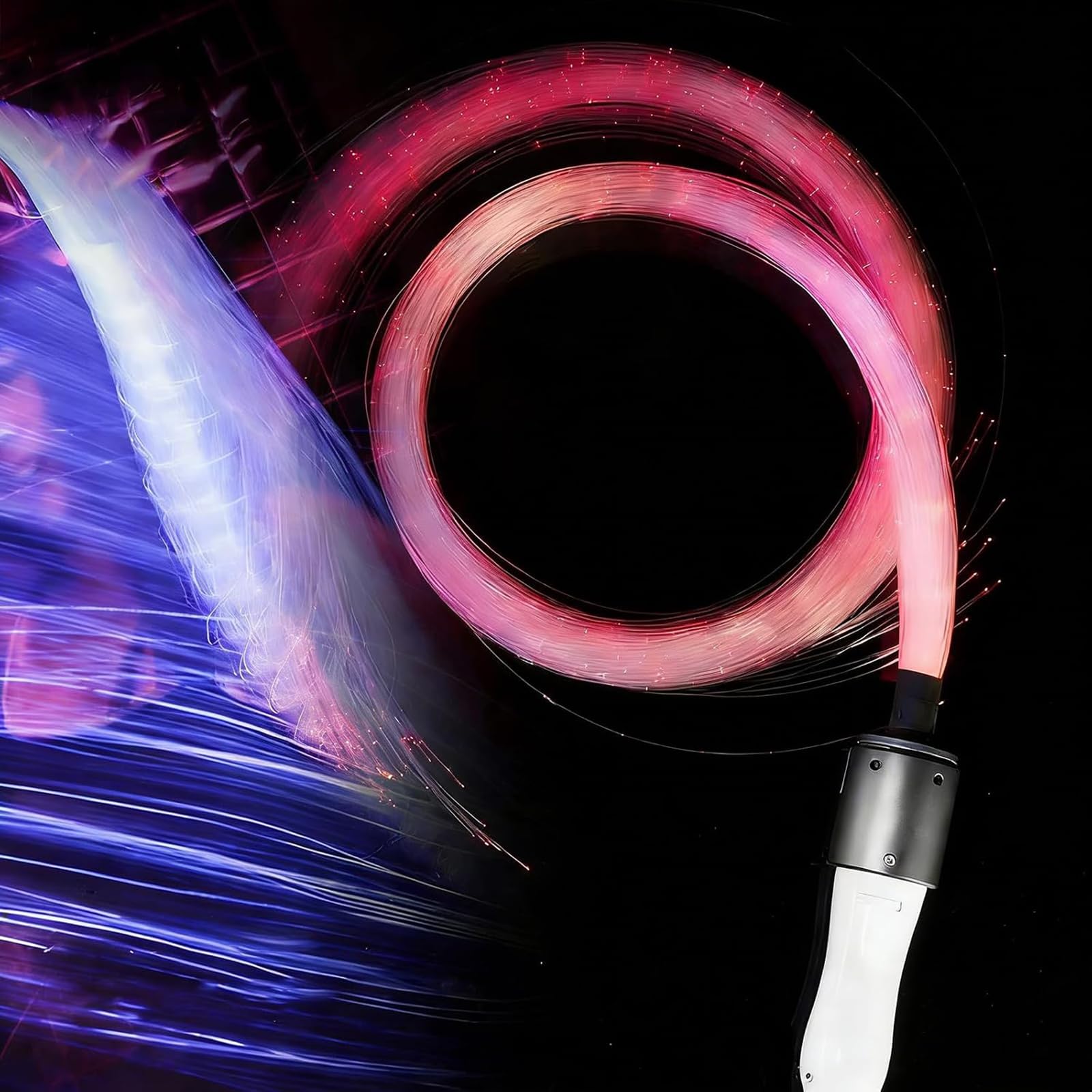 NGARY Led-lichtmalpinsel Im Club-Stil, Lichtmalstift-einsteigerset, 18 Farbmodi Und 500 Lumens Taschenlampe, 0,25 Mm Ultrafeine Optische Faser, Für Kreative Fotografie