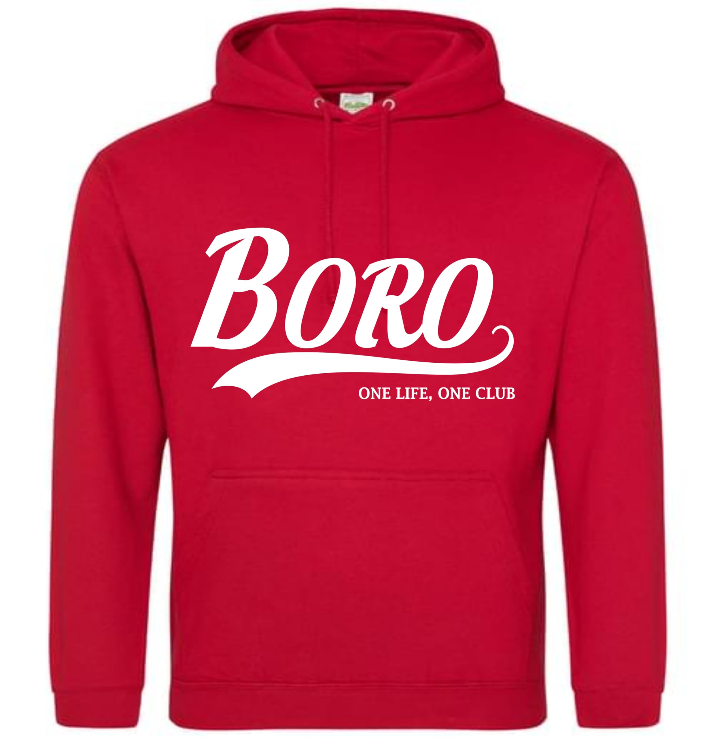 All About The Print One life one club boro Hoodie jumper football gift premium clothing middlesbrough Black