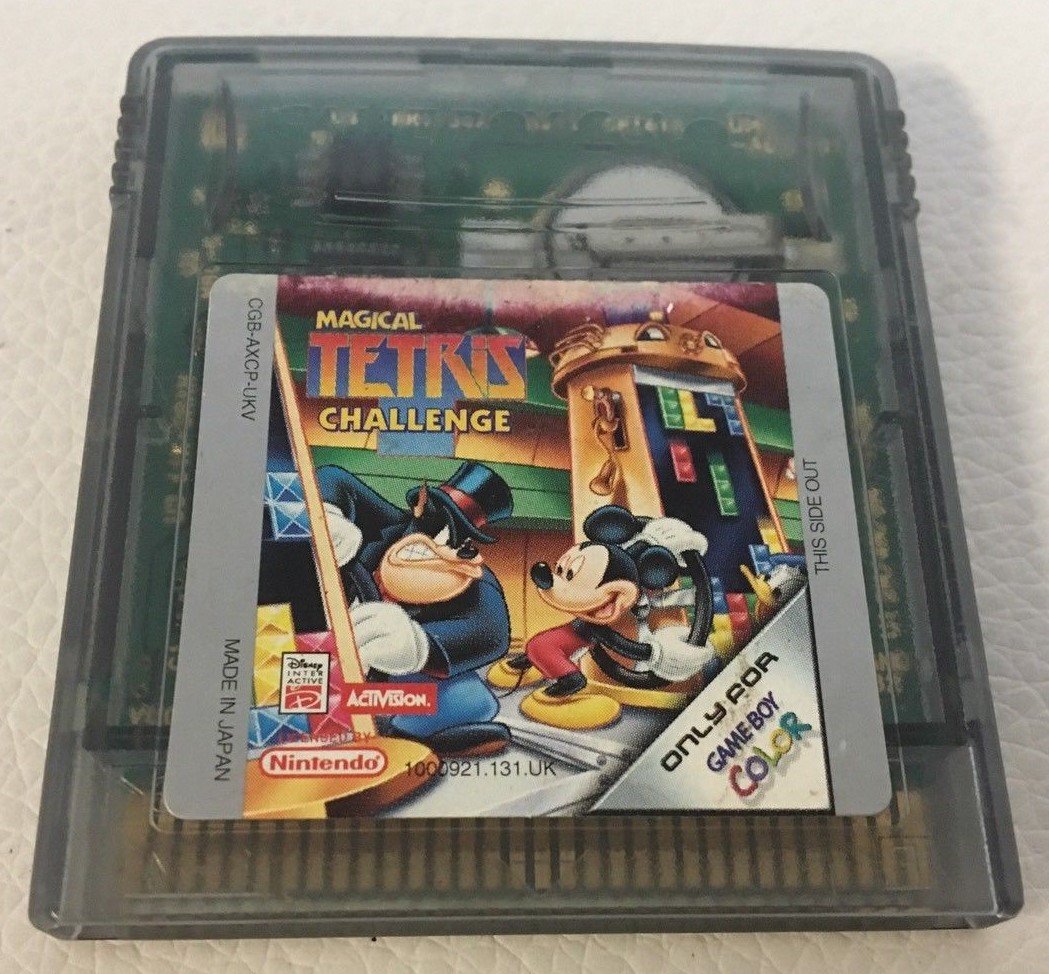 NINTENDO GAME BOY GAMEBOY COLOR GB GAME JEU TETRIS DMG-TR-FAH B10