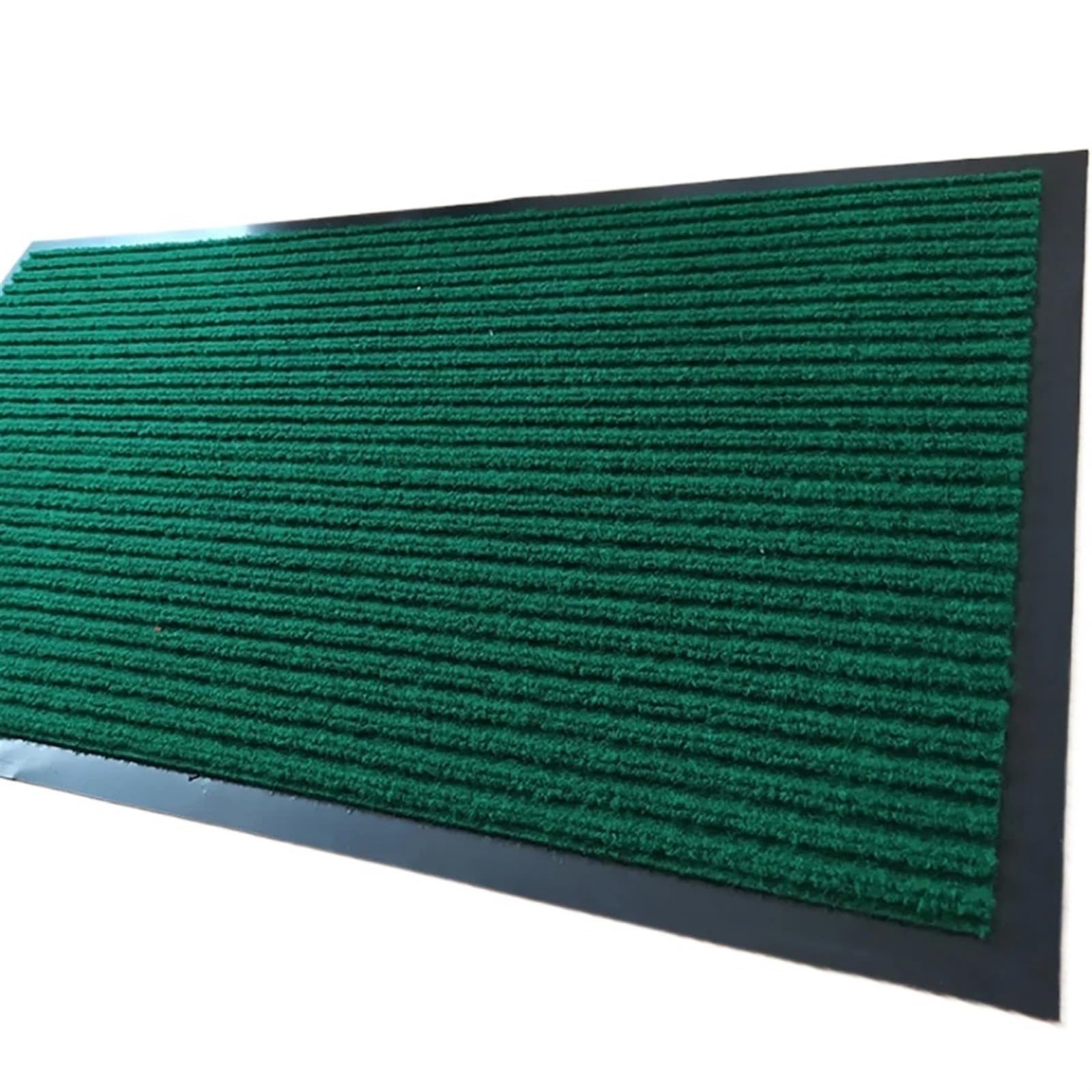 Paillasson d'entrée imperméable vert 40x60cm tapis de bienvenue en caoutchouc