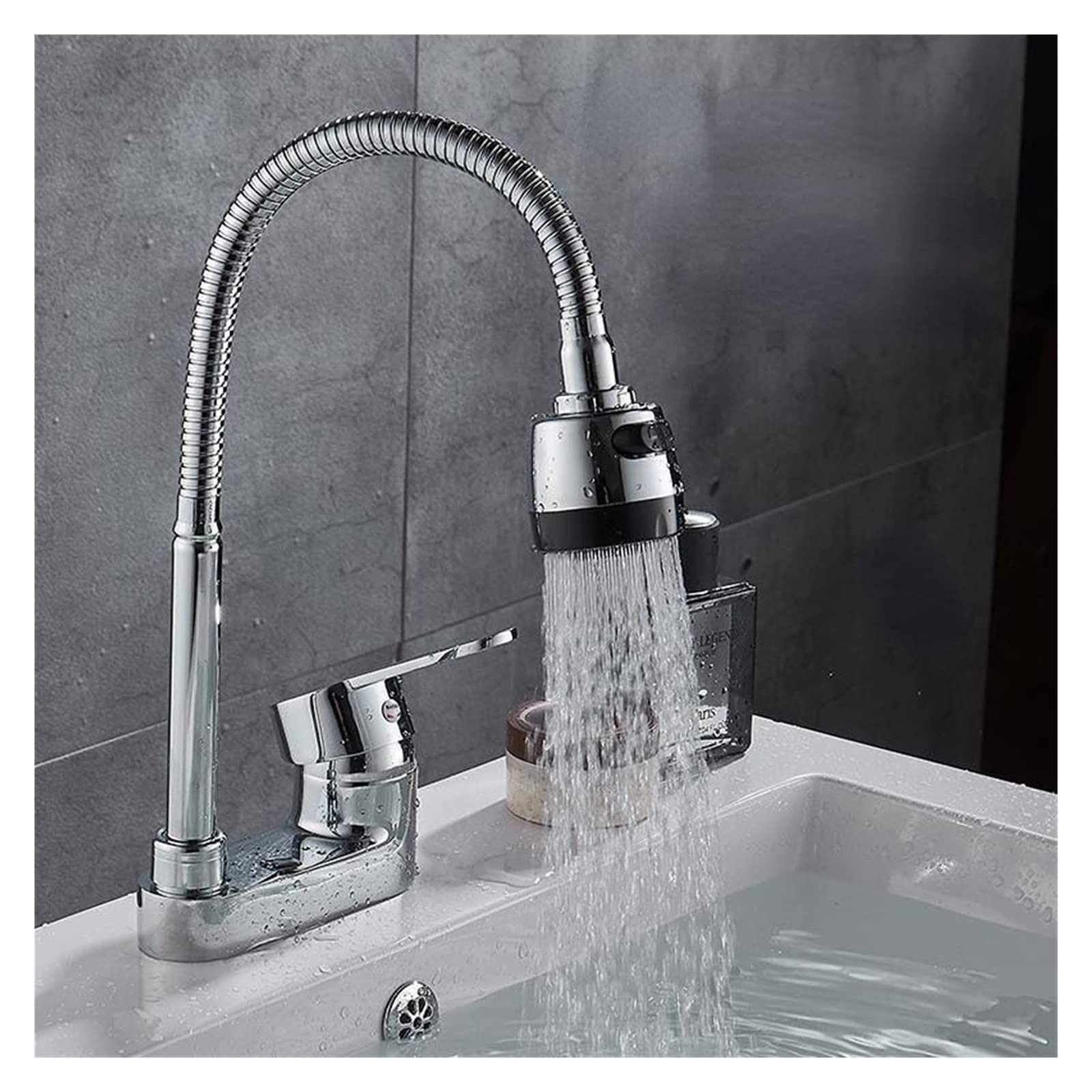 Mitigeur double trou en zinc Color C pour lavabo et baignoire G1/2