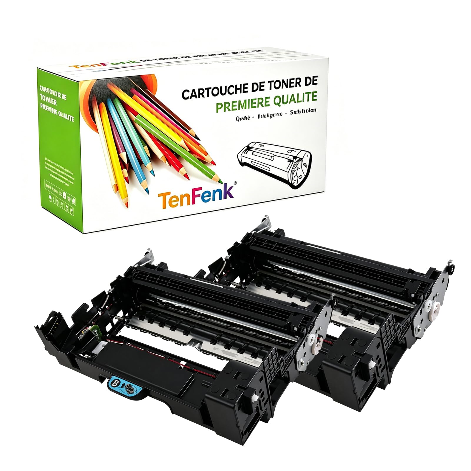 Kompatybilny zamiennik zespołu bębna dla Ricoh IM600 M0CH3050 do użytku z Ricoh IM550 IM550F IM600 IM600SRF P800 P801 drukarką,(Czarny- 500000 stron),2 pack