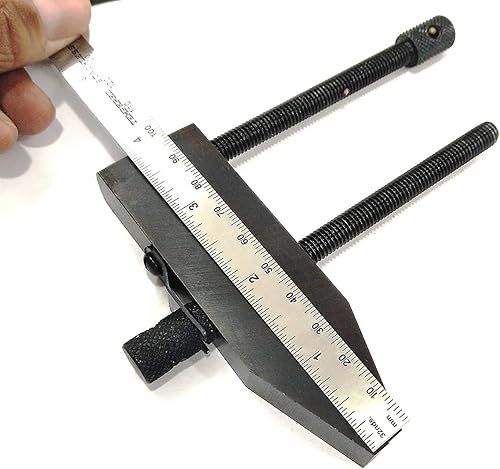 Miniatura 2 de HERRAMIENTAS PARALELAS PARALELAS PARA VISAS, HERRAMIENTA DE ACERO DIY, ARTESANÍA DE MADERA, HERRAMIENTAS DE INGENIERÍA DE TRABAJO (4 pulgadas/3.937