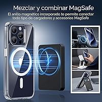 Vista 5 de ESR para iPhone 15 Pro Max, Funda Compatible con MagSafe, Protección de Grado Militar, Resistente al Amarilleo, Parte Posterior Resistente a