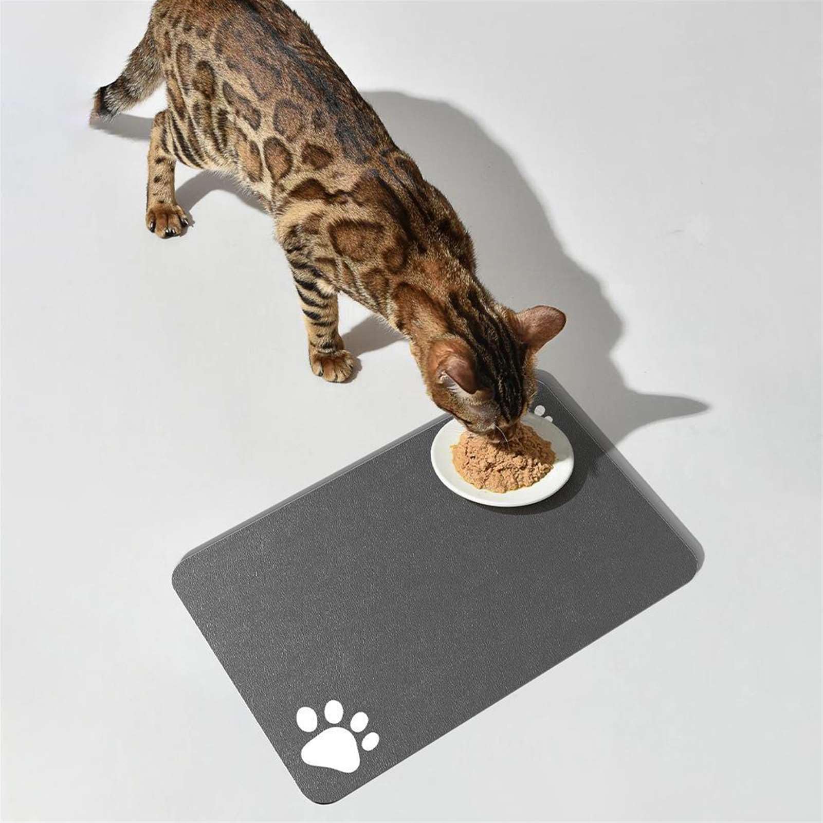 Tappetino In Silicone Per Ciotole Cane E Gatto - Antiscivolo E Impermeabile - Foto 3