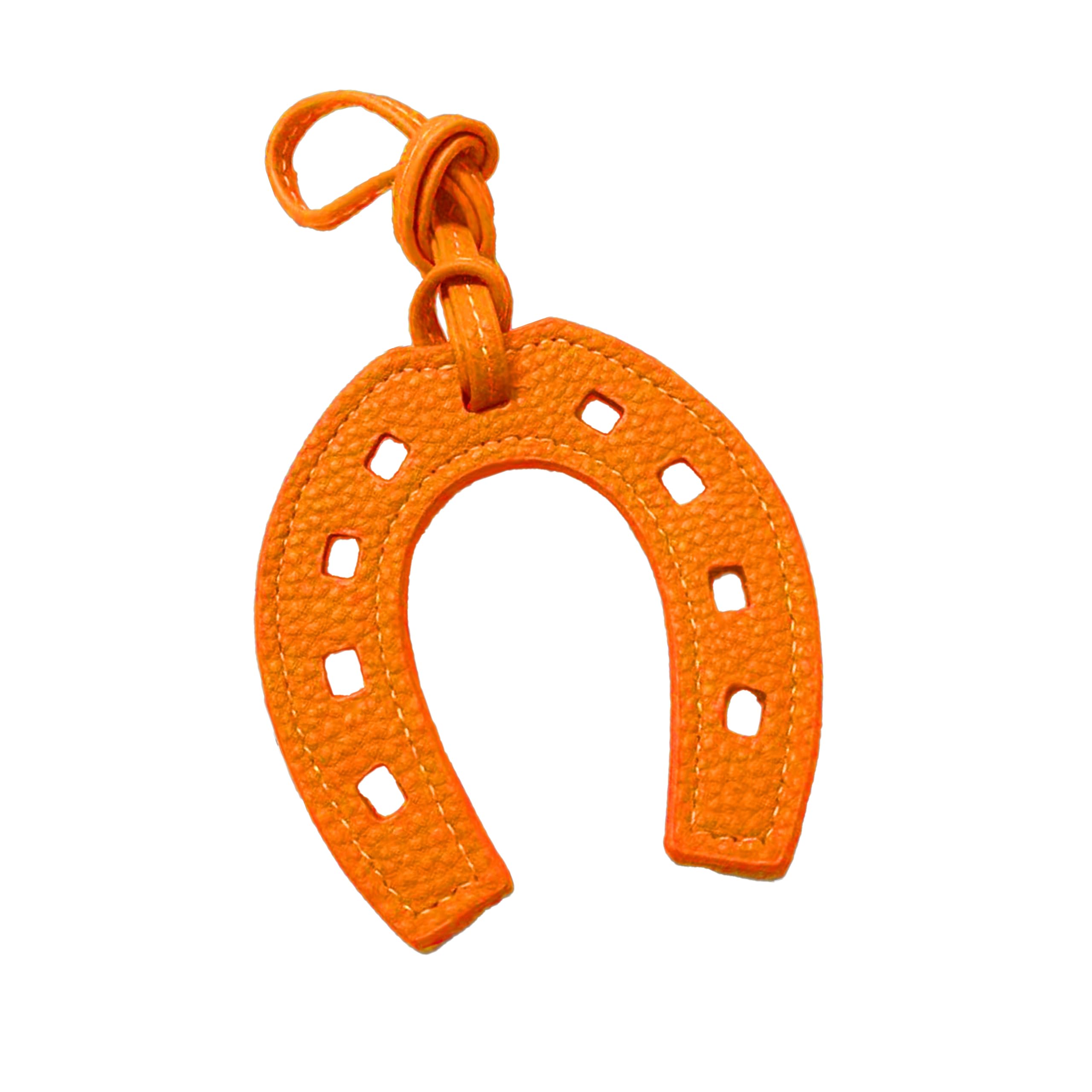 VITITRAN Lucky Leather Horseshoe Keychain Bag Charm, Western Purse Accessory for Handbag Wallet Backpack, Gift for Women