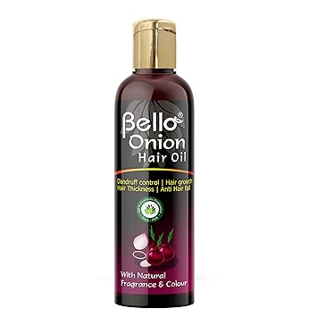 Bello Onion Hair Oil for Strong Hair, Hair fall, Controls dandruff, 200ml