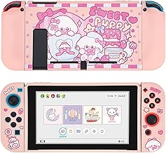 GeekShare Protective Case Compatible with Switch, Soft TPU Slim Case Cover Compatible with Switch Console and Joy-Con (Sweet Puppy)