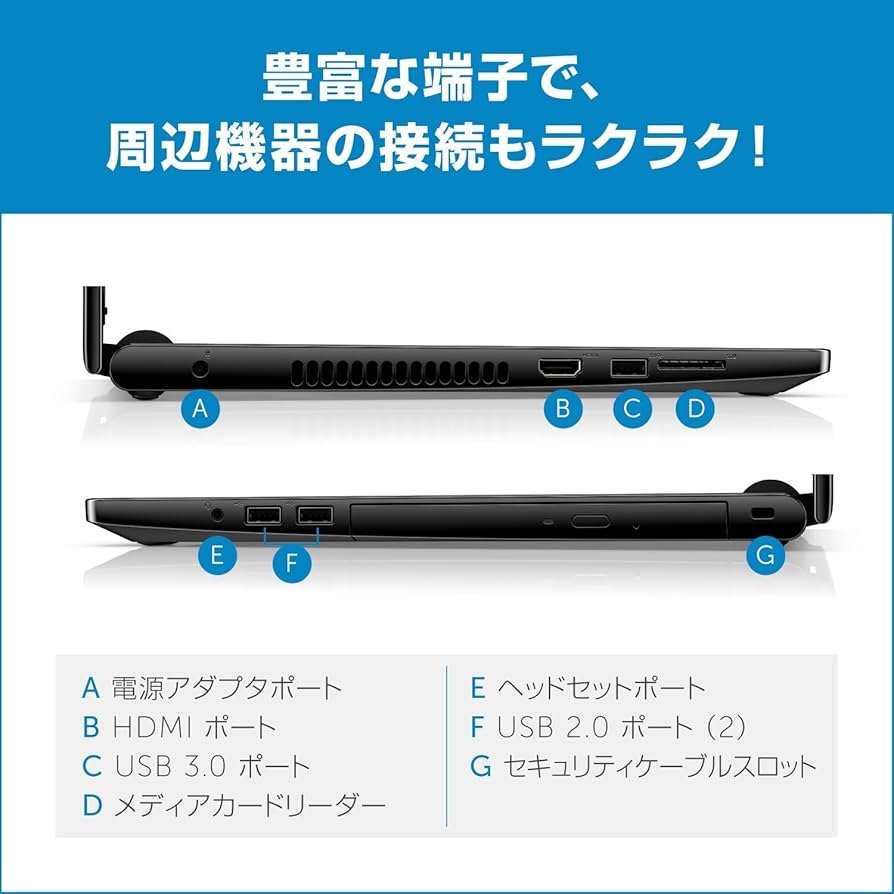 Amazon.co.jp: Dell ノートパソコン Inspiron 15 Celeron Office