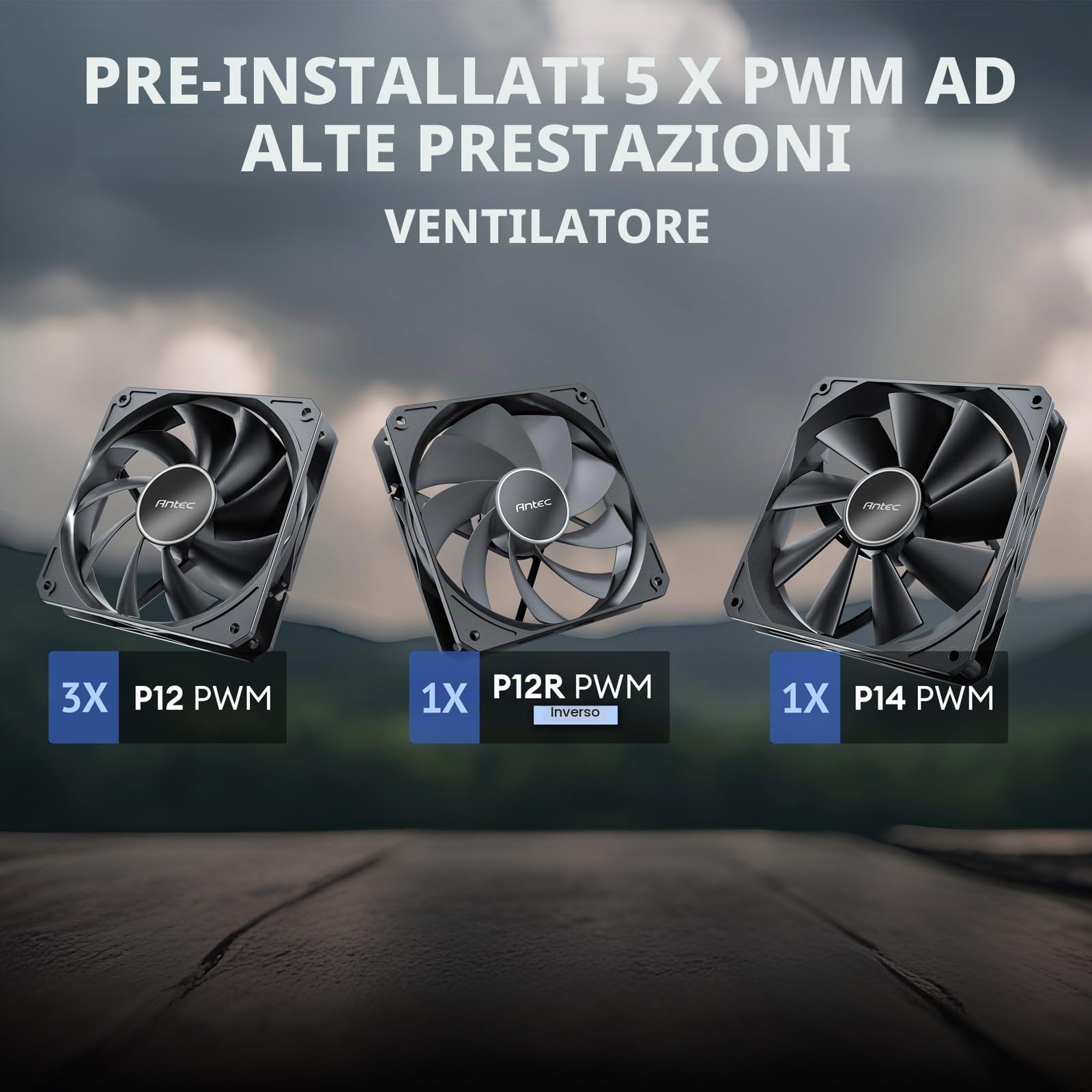 ANTEC Geh Antec FLUX Midi Tower Schwarz Retail