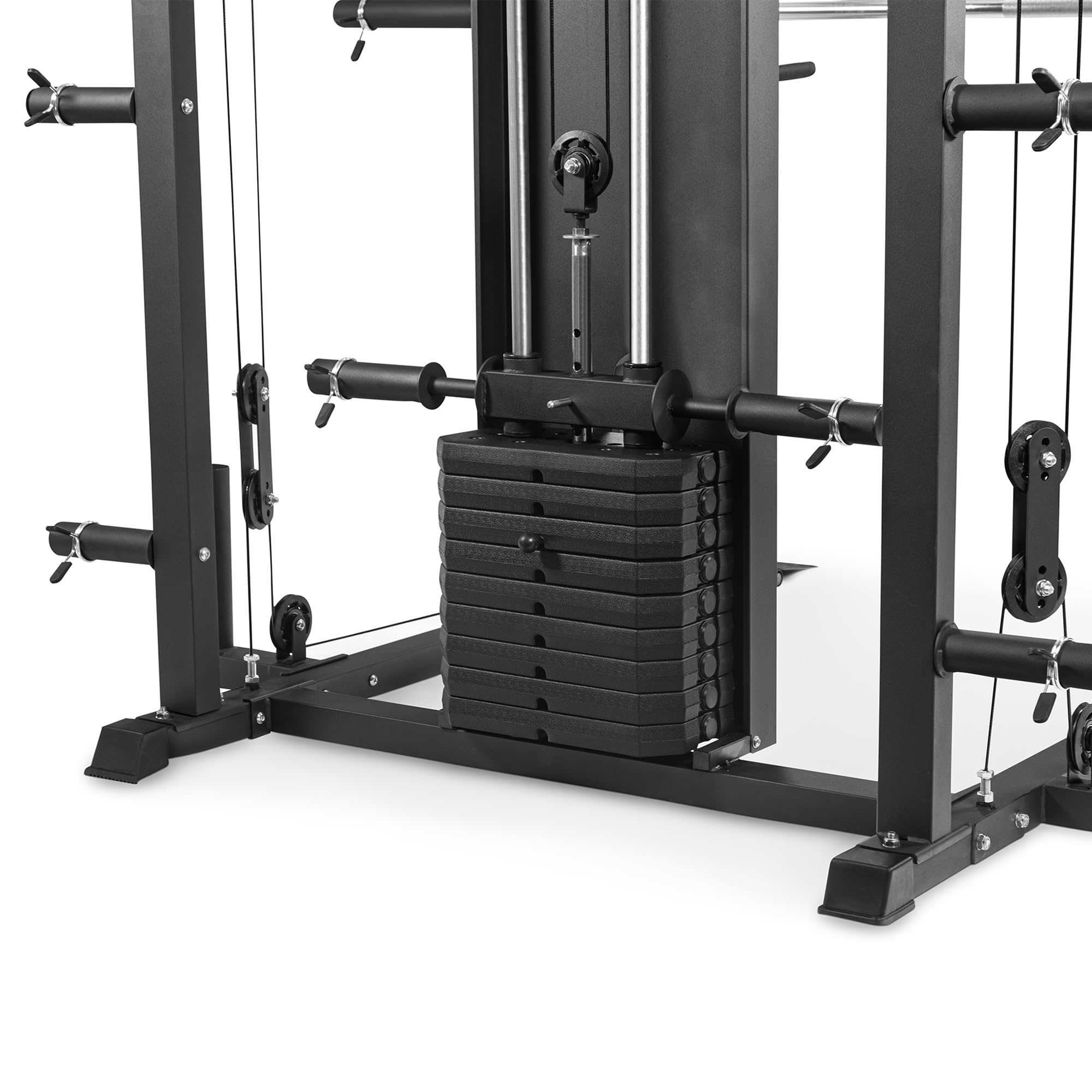 Dione S2 Smith-Machine e Cavo Incrociato, Nero, 50 kg - 75 kg, 191 kg, 167 x 199 x 216 cm