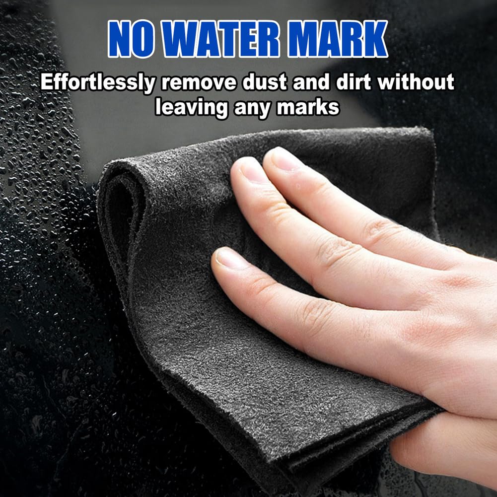 Paño de limpieza mágico grueso, paños de limpieza de microfibra reutilizables mejorados 2025, paño de limpieza multiusos con alta absorción de agua para coche, ventanas, 20 piezas/gris, 12 x 12