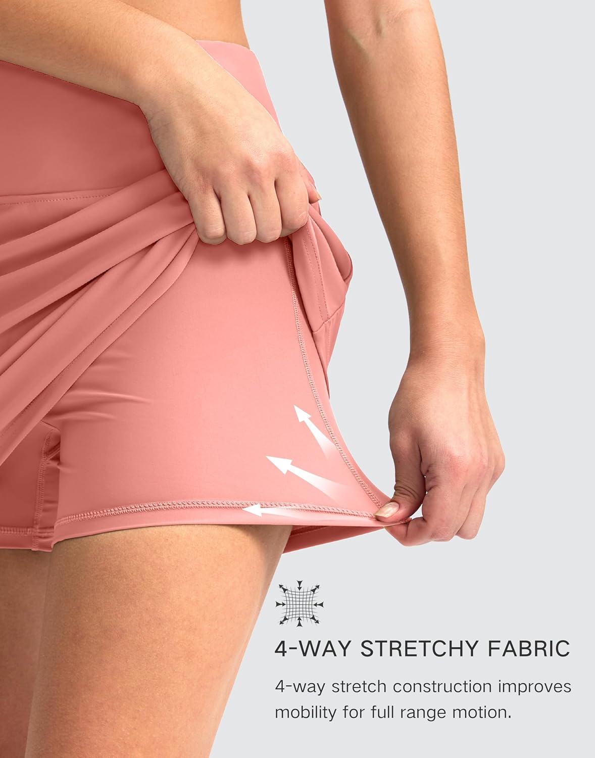 G Gradual Women's 16" Swim Skirt with Pockets High Waisted Tummy Control Modest Swimsuit Bathing Suit Bottoms for Women - Image 5