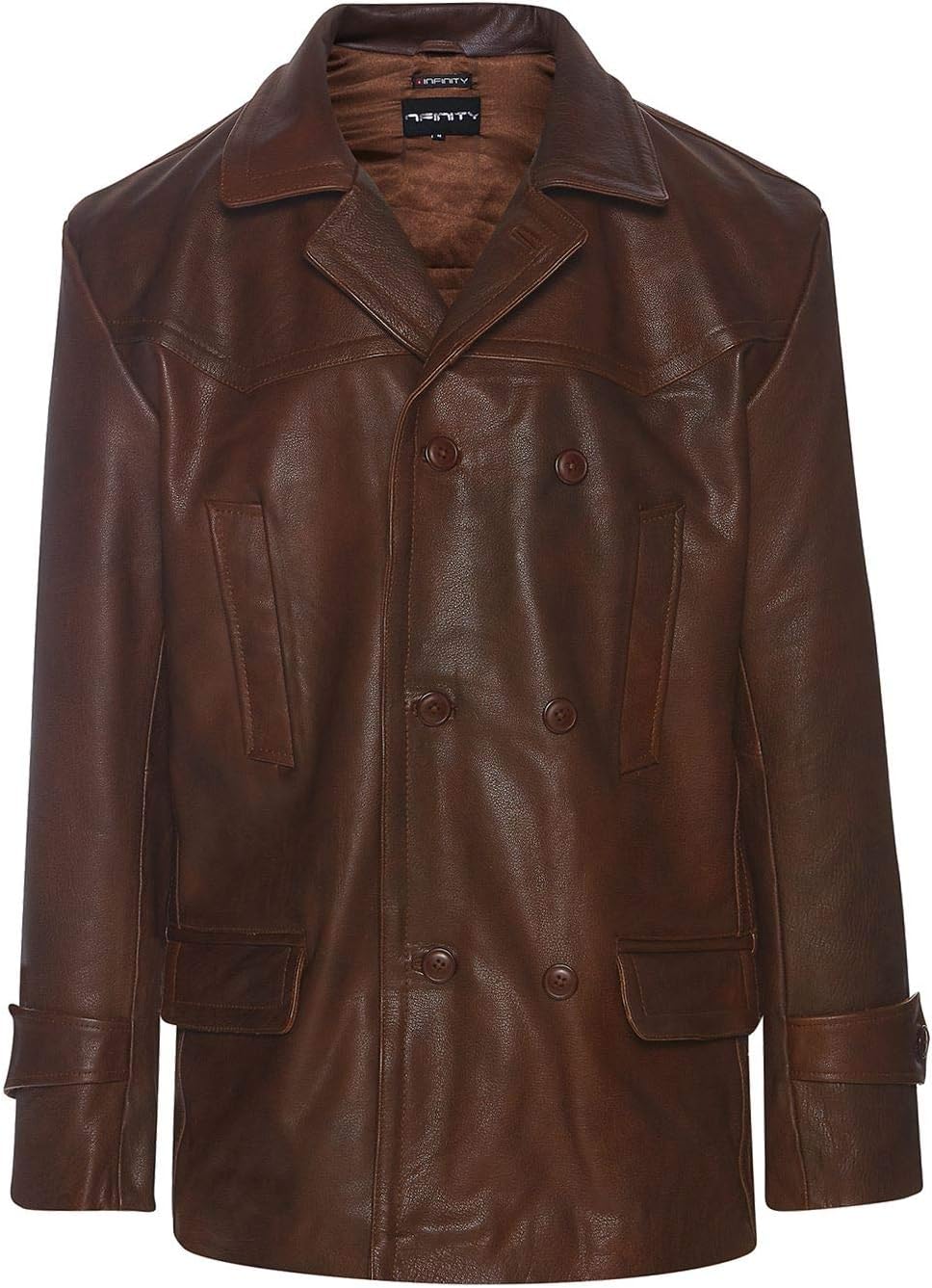 Infinity Leather Bomberjacke Infinity Leather Herren-Lederjacke