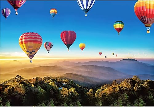 FESOOV Rompecabezas de cartón de 1000 piezas para adultos, juegos educativos, rompecabezas de alta resolución de 27 x 19 pulgadas, serie temática de