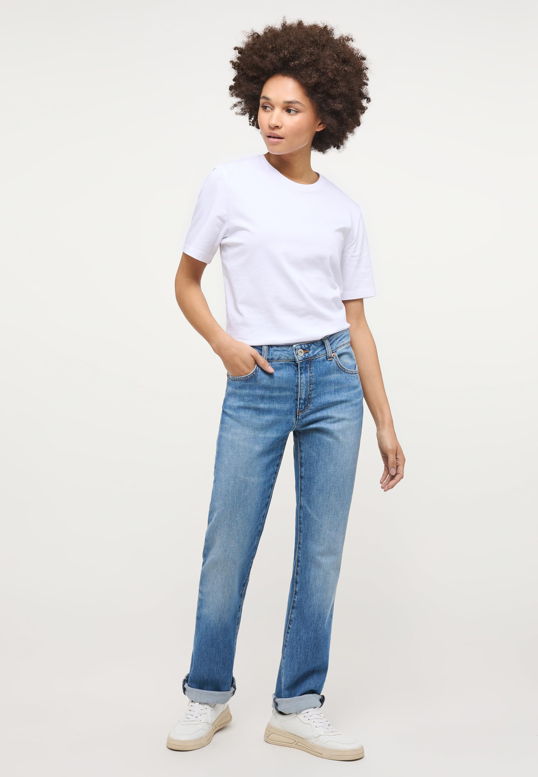 MUSTANG Estilo Crosby Relaxed Straight - Jeans Mujer