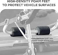 Vista 7 de Young - Portabicicletas para 2 bicicletas para montaje en maletero, hasta 70 libras de capacidad