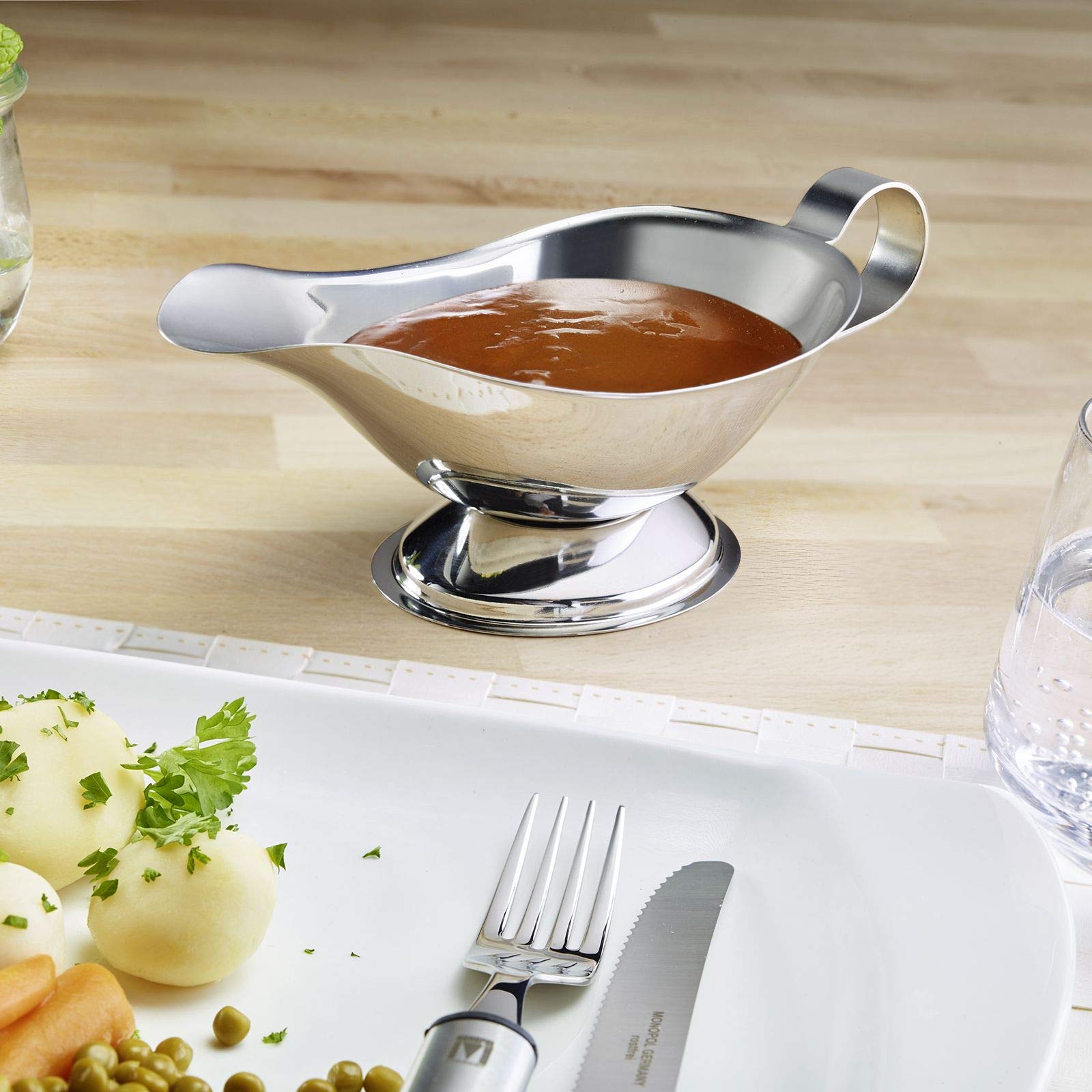 Ciotola Per Salsa Westmark - Acciaio Inox, 350ml, Beccuccio Antigoccia, Per Cucina E Tavola
