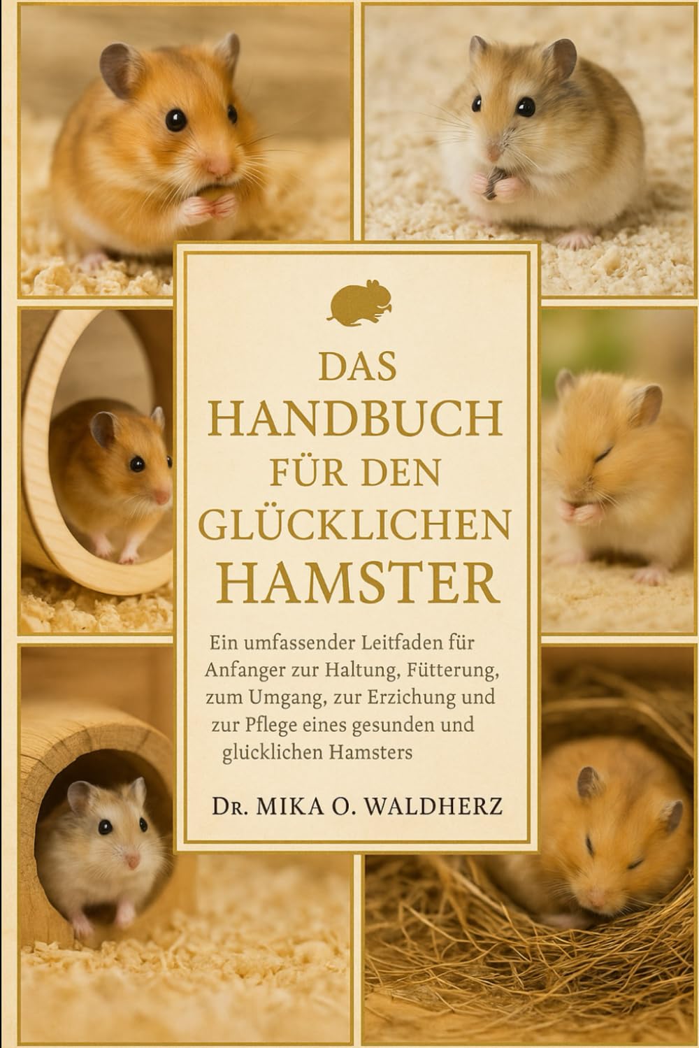 DAS HANDBUCH FÜR DEN GLÜCKLICHEN HAMSTER: Ein umfassender Leitfaden für Anfänger zur Haltung, Fütterung, zum Umgang, zur Erziehung und zur Pflege eines gesunden und glücklichen Hamsters