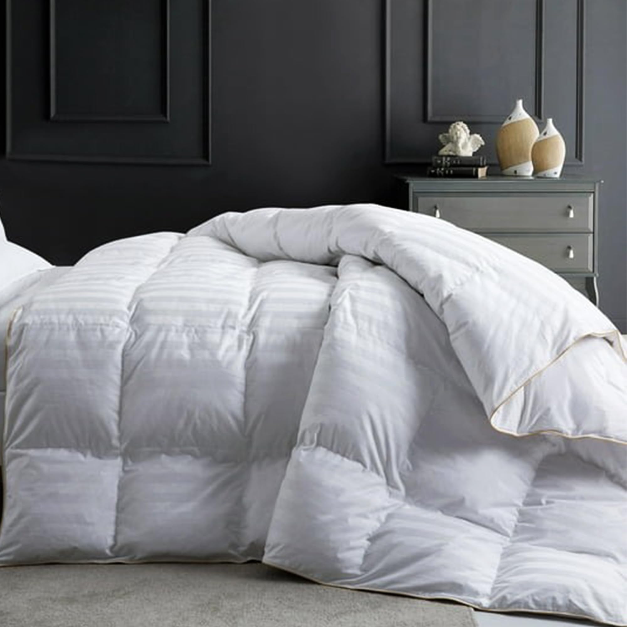 Luxurious Duvet 10.5 Tog (200 x 200 cm - Double), Ultrasoft Touch Hypoallergenic Quilted D...
