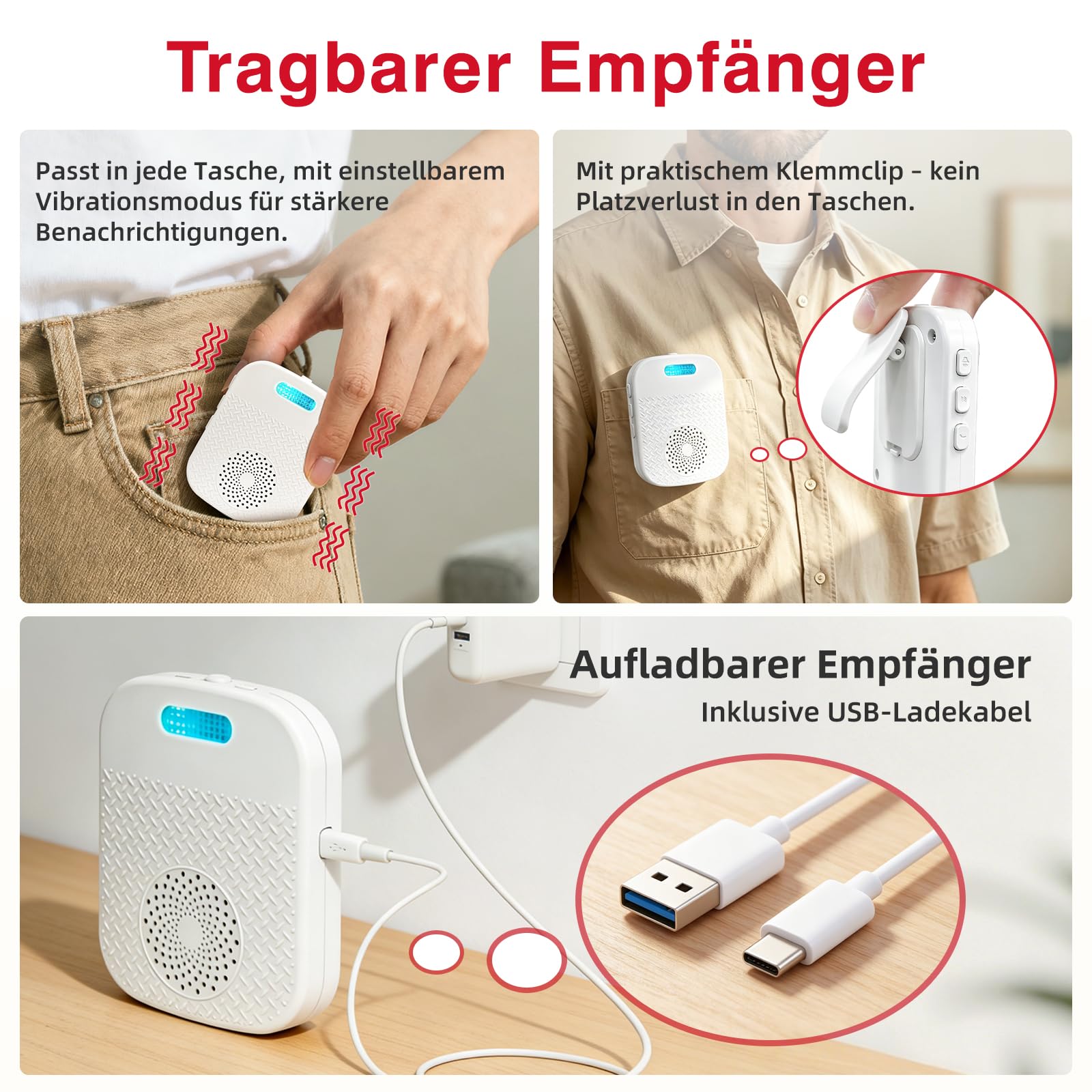 CallToU Timbre de gato con detector de movimiento, portátil, sensor de movimiento, detector de movimiento, alarma para casa, detector de paso para puerta de tienda