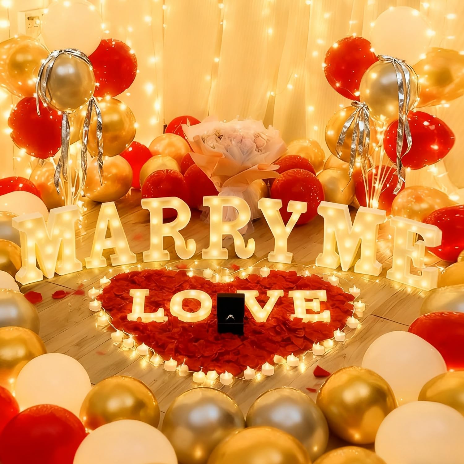 1200 Artificial Rose Petals - Artificial Fake Rose Flower Petals for Romantic Night,Wedding,Valentine Day, Anniversary, Party (Ivory, 1200PS) - Image 5