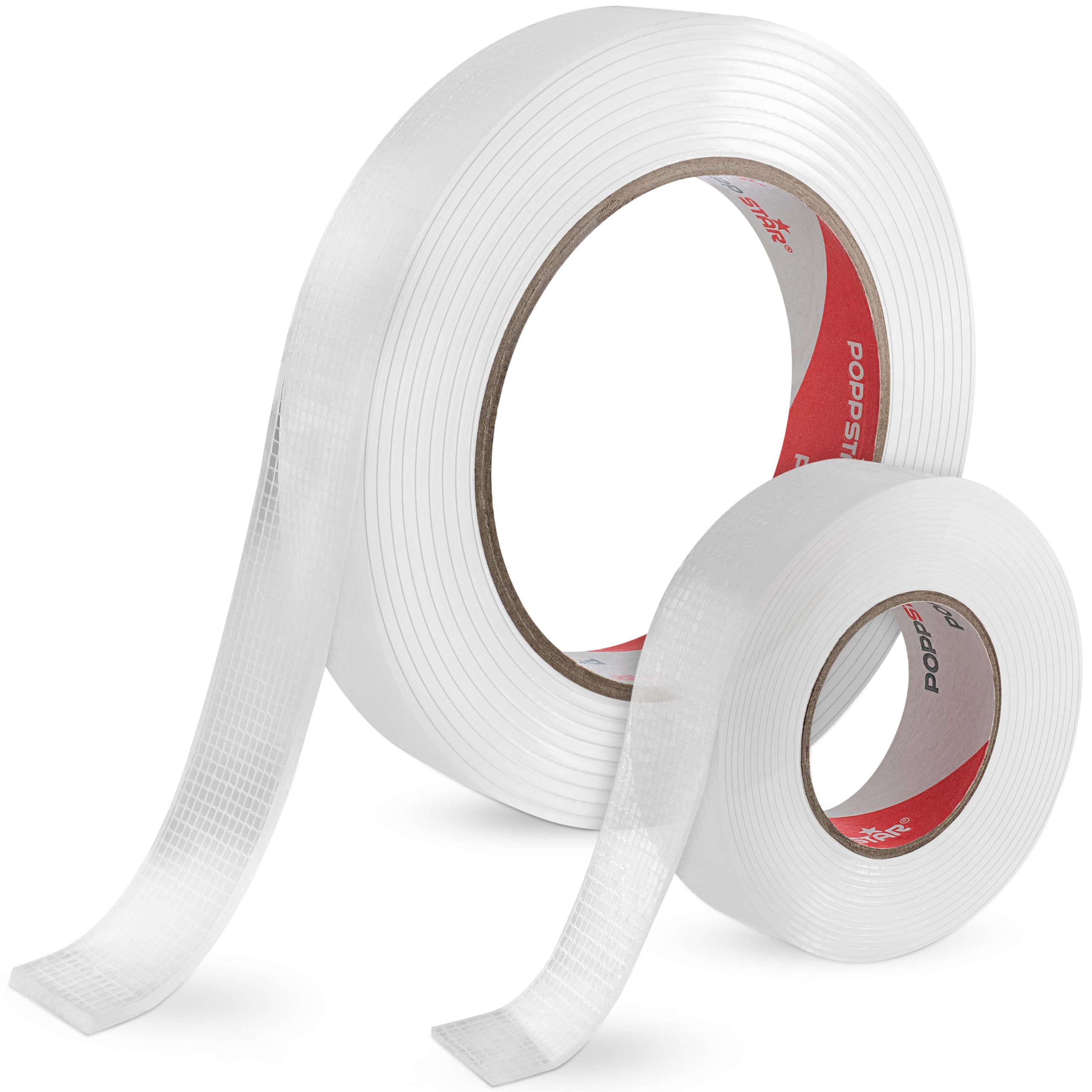 POPPSTAR Doppelseitiges Klebeband Nano-Klebeband, transparent