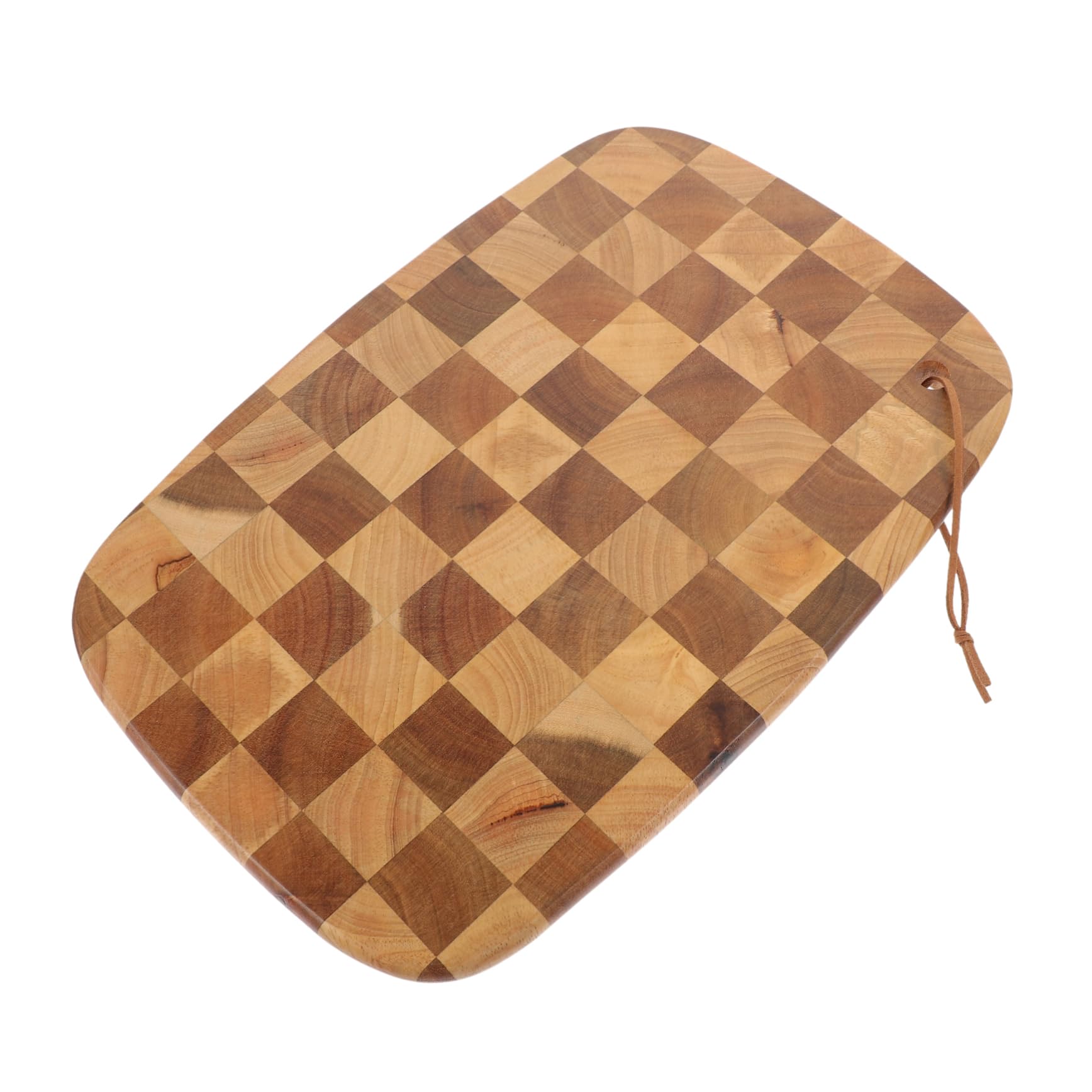 COLLBATH Tabla de Cortar Cocina Madera Nogal Doble Cara Fácil de Usar para Preparar Comidas Cocina Profesional y Hogar