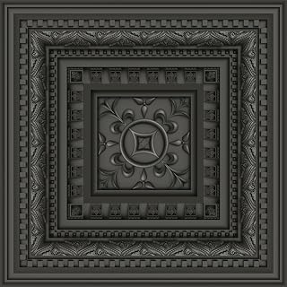Livelynine Black 3D Wallpaper Peel and Stick Ceiling Tiles Waterproof Black Ceiling Tile Wallpaper Removable Decorative Contact Paper Self Adhesive Wall Panels Basement Wall Covering Ideas 17.5x78.8