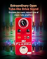 Vista 101 de FLAMMA FC05 Mini pedal de modulación con brida de coro Trémolo Phaser Vibrato Rotary Liquid Autowah Stutter Ring LowBit