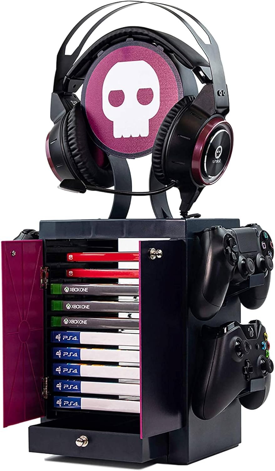 Numskull Official Xbox Series X Gaming Locker, Controller Holder