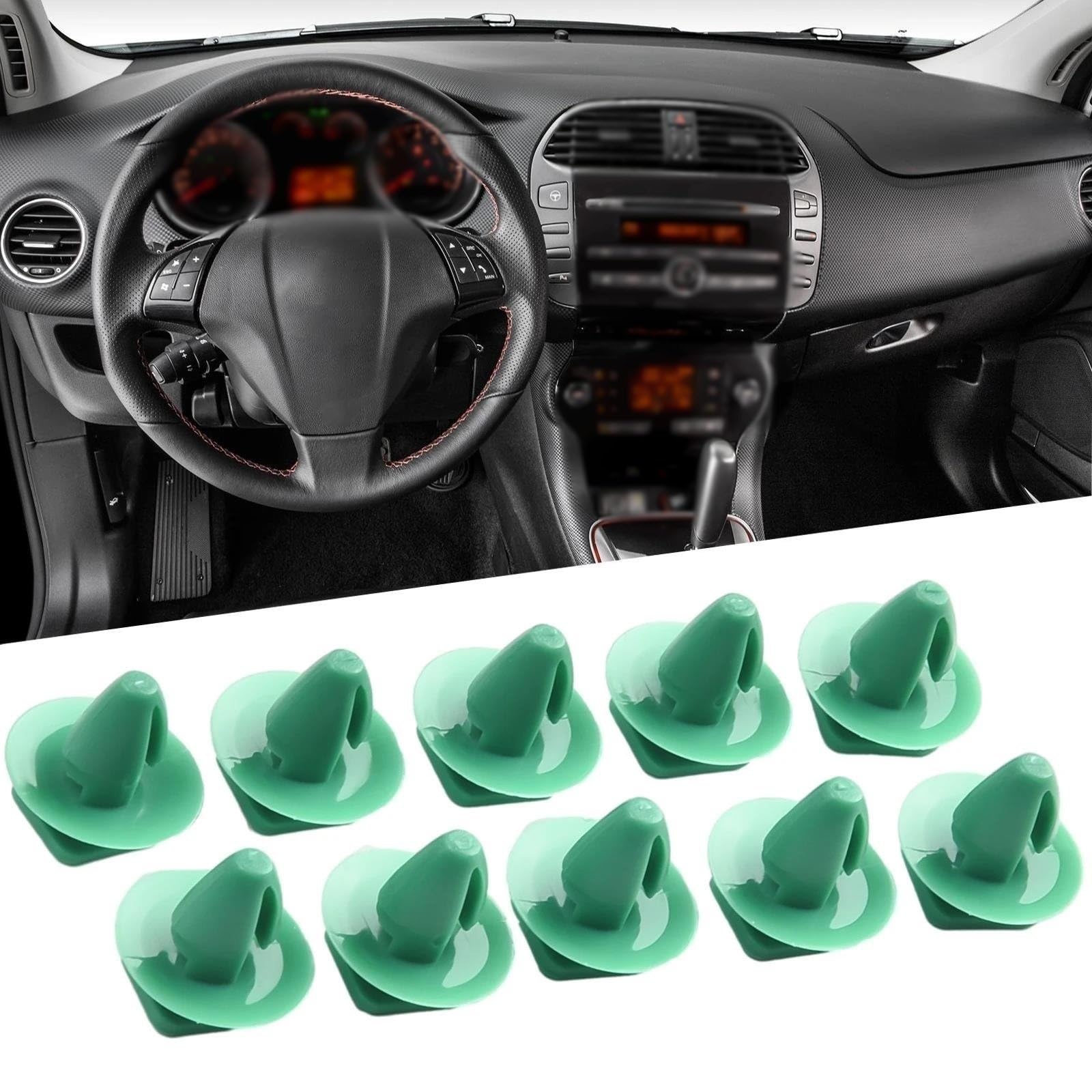 VVO Fasteners- Clip Nere in Plastica. Per Rivestimento del passaruota anteriore e parafango. Compatibile con Fiat 500X, 500L, (10 pezzi VVO Fasteners- Clip Nere in Plastica. Per Rivestimento del passaruota anteriore e parafango. Compatibile con Fiat 500X, 500L, (10 pezzi