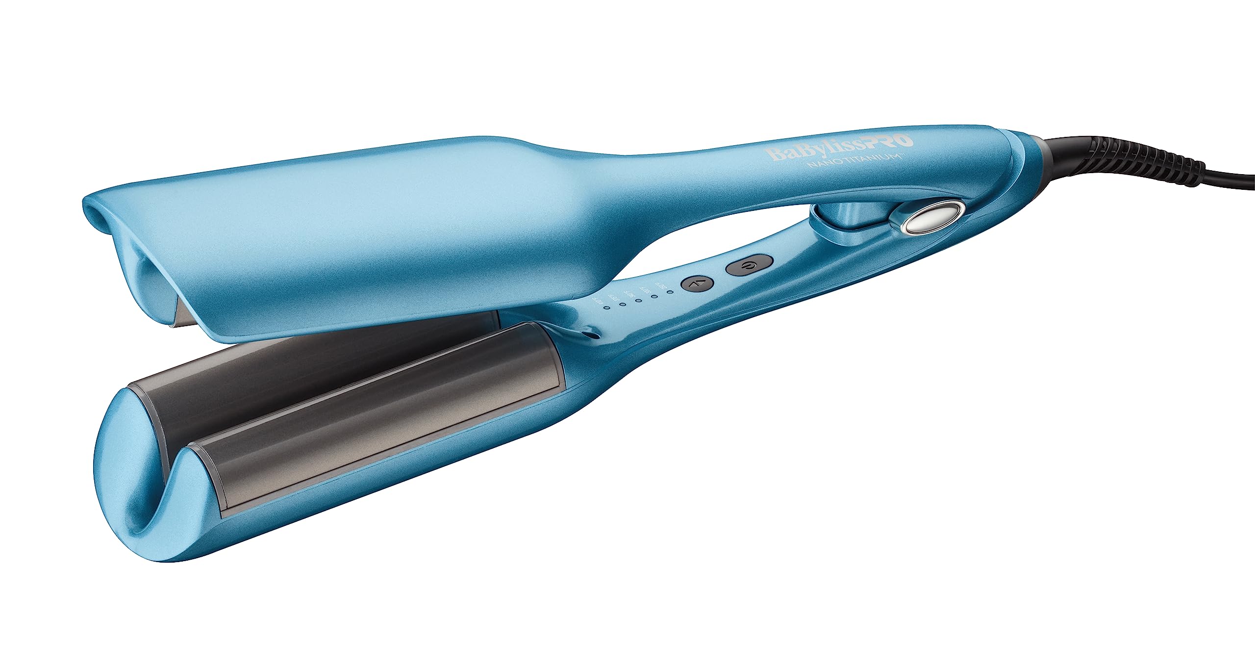 HAIRBEAUTY IRON 7D ダークブルー BaBylissPRO Nano Titanium Ionic Deep Waver, 3-Barrel Curler, 5