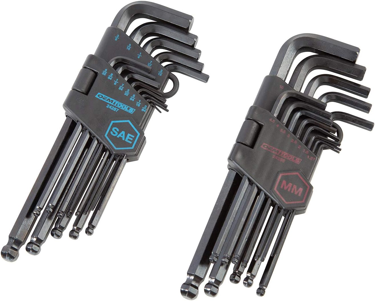 OEMTOOLS 24248 26 Piece SAE and Metric Hex Key Set