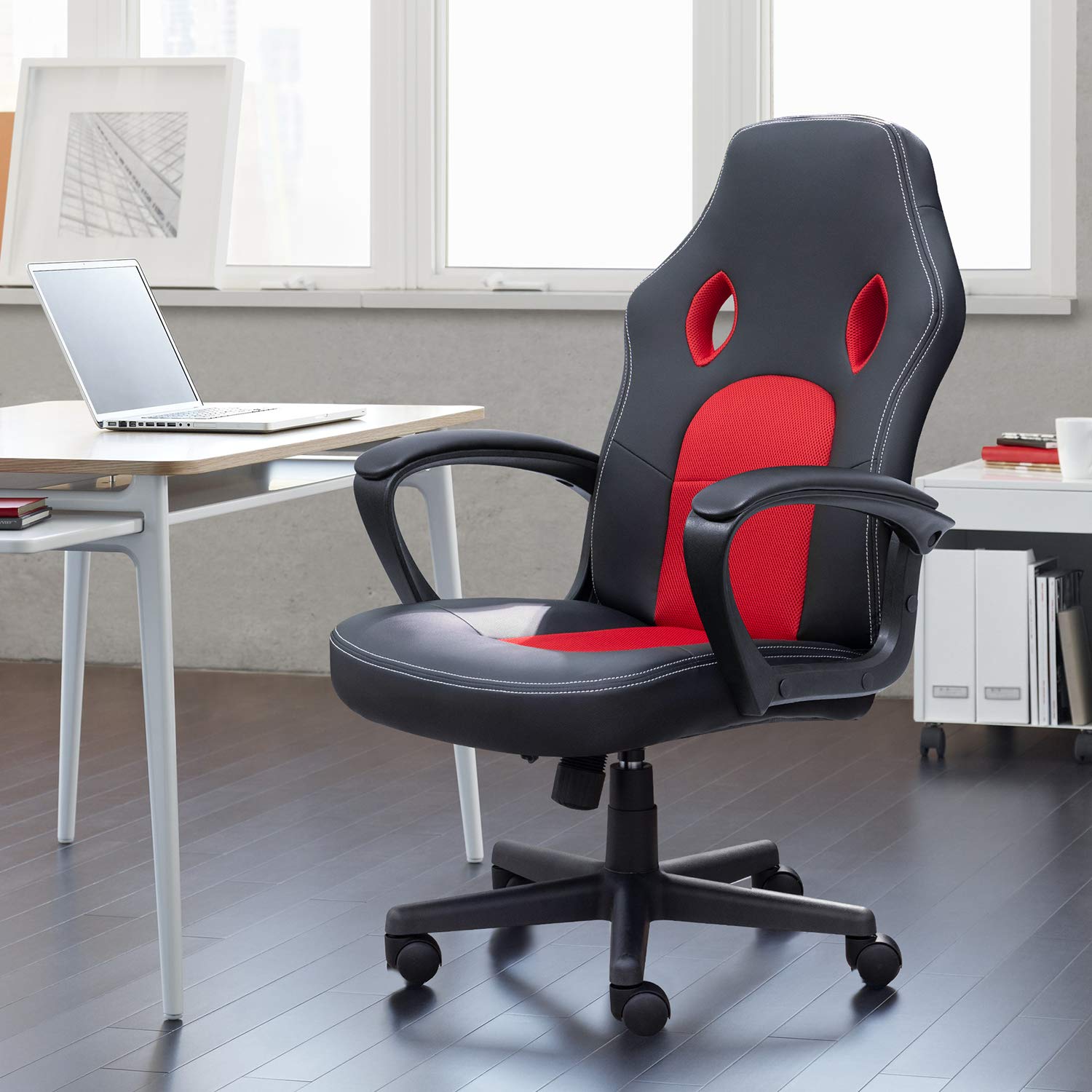 Furmax Office Chair Desk Chair Leather Gaming Chair Computer Chair