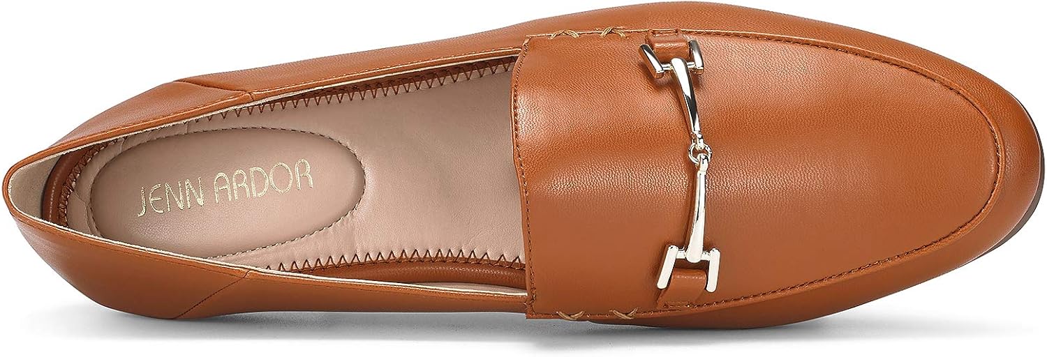 JENN ARDOR Loafers for Women Flats Shoes Womens Penny Loafers Slip On Pointed Toe Comfortable Office Work Driving Flats Fashion Dress Shoes for Women - Image 6